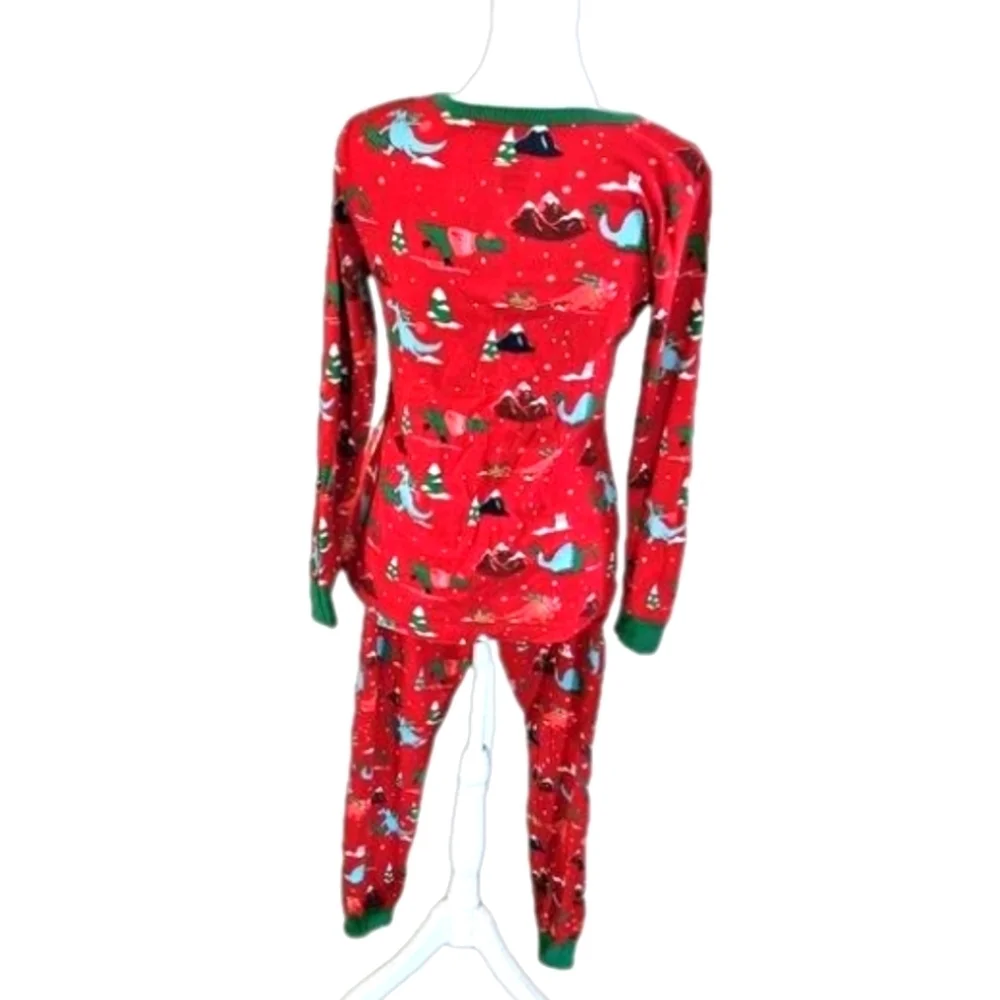 Wandershop by target unisex dinosaur christmas pajama holiday cotton 2-piece set